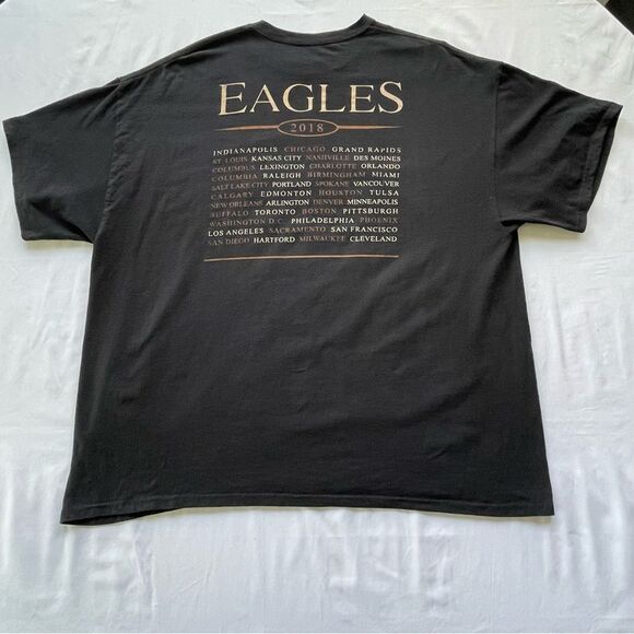 Eagles Band Tee 2018 Tour Size 2X (Estimated Size) - Picture 3 of 8